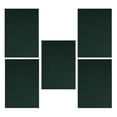 thumbnail image 1 of Furnish My Place Modern Indoor/Outdoor Commercial Solid Dark Green Rug, Modern Area Rug, Baby Nursery Mat, Pet-Friendly Carpet for Living Room, Playroom, Made in USA, 2' x 4' Rectangle - Set of 5, 1 of 6