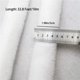 thumbnail image 2 of Cinta decorativa con ribete de piel sintética Yssreey, 10 m x 5 cm, color blanco, 2 of 9