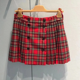 thumbnail image 3 of Minifalda a cuadros YMiu de estilo nuevo para primavera y verano, estilo británico, para estudiantes, adelgazante, dulce, versátil y única para mujer, 3 of 5