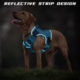 thumbnail image 3 of Arnés táctico para perros WINGOIN azul para perros grandes reflectante, 3 of 5