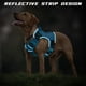 thumbnail image 3 of Arnés táctico para perros WINGOIN azul para perros grandes reflectante, 3 of 5