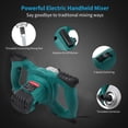 thumbnail image 4 of 110V 2100W Handheld Electric Mixer Electric Cement Mixer Stirrer 6-Speed Hand Held Steering Wheel Mixer Concrete Mixer for Mortars Paint Mud Grout 800rpm, 4 of 9