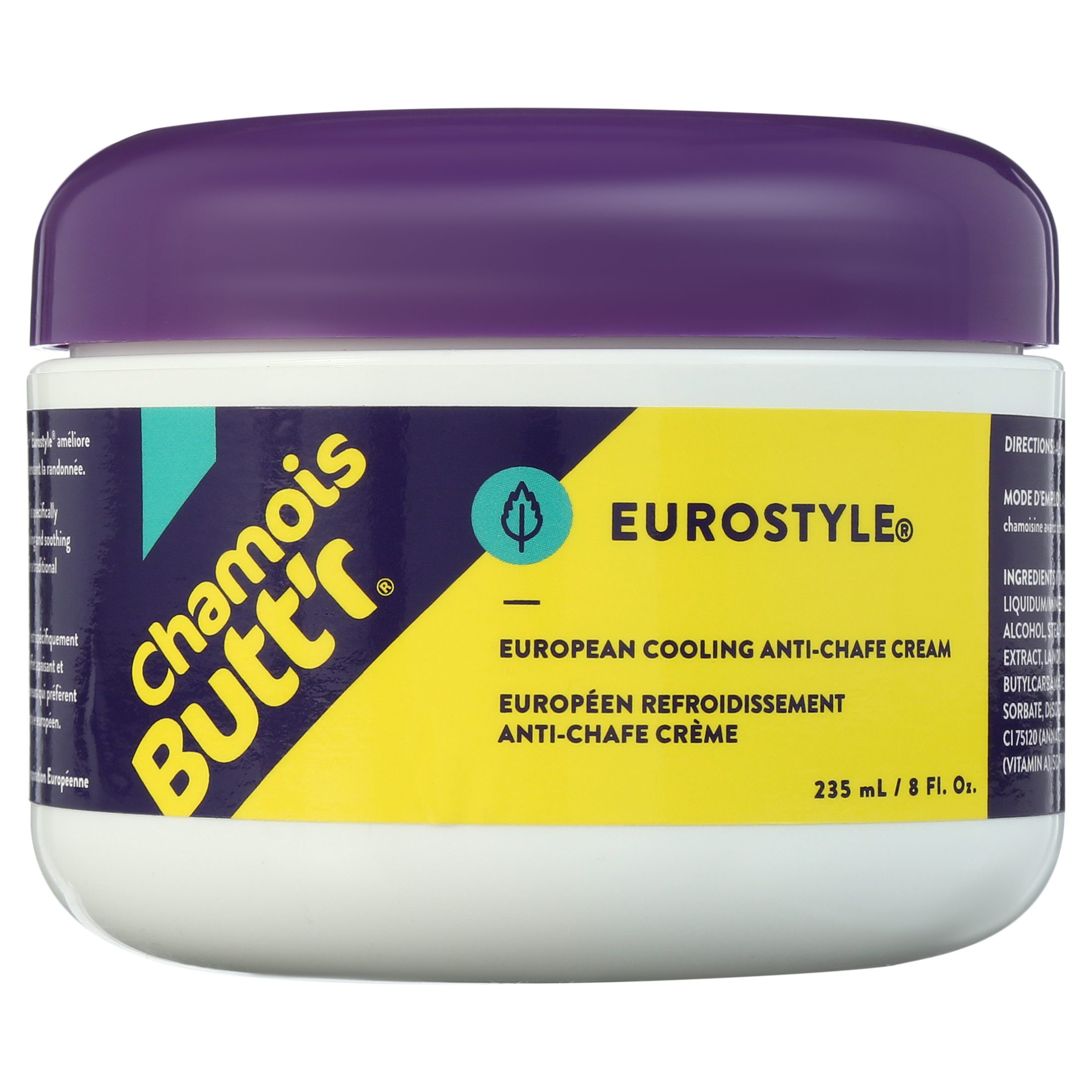 Chamois Buttr Eurostyle Anti Chafe Cream Non-Greasy Lubricant 8 Ounce Jar - image 5 of 7