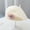 White, variant on Flower Baby Beret Hat Solid Color Winter Warm Knitted Beanie Cap For Infant Girls Korean Toddler Princess Artist Painter Caps