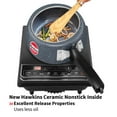 thumbnail image 4 of Ceramic Nonstick Pressure Cooker 1.5 Liters | Induction Inner Lid Cooker, Granite Contura Shaped Cooker, Best Cooker (ICC15) - Grey Aluminium, 4 of 4