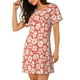 thumbnail image 2 of Fotbe Beige Flowers Bata de Dormir para Mujer con Estampado, Camisón de Algodón de Manga Corta, Ropa de Dormir Casual, 2 of 6