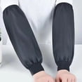 thumbnail image 4 of Firefly Hope 1-Pair Set Waterproof Oilproof PVC Arm Sleeve Protectors, Reusable Forearm Oversleeves for Cleaning Fish & Kitchen Cooking, Green, 4 of 5