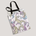 thumbnail image 2 of ABPHQTO Cartoon Cute Magic Unicorns Canvas Bag Reusable Tote Grocery Shopping Bags Tote Bag 14x16 inch, 2 of 2
