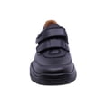 thumbnail image 3 of Zapato escolar Audaz para niño de piel en negro Pilatus con doble tira de contacto, 3 of 5