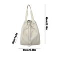 thumbnail image 3 of VBODN Clearance Large Sling Bag for Women,Men's Gym Bag Travel Bag Sports Backpack Drawstring Bag Handbag Women's Messenger Bag Drawstring Bag Casual Backpack for Hiking Walking Travel, 3 of 6