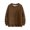 Brown, variant on COKOI Sweatshirts For Women Knit Sweater Cute Shirt Fall Crewneck Pullover Tops Knit Sweater Crewneck Long Sleeve Shirts Cute Fall Winter Outfits(Brown 4XL