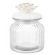 thumbnail image 1 of Botella de vidrio transparente vacía para alimentos, frasco de vidrio para almacenar granos de café con tapa, 1 of 6