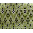 thumbnail image 4 of oneOone Georgette Viscose Fabric Paisley & Chevron Ikat Printed Fabric 1 Yard 42 Inch Wide, 4 of 4