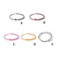 thumbnail image 3 of Bracelet Rope Lightweight Multi Color Chain Bracelets Charming Chain Bracelets Metal Clasp Simple Unisex Fashion Jewelry Birthday Gift Travel Type 1, 3 of 6