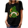 thumbnail image 1 of LSLJS Hauts de Mode pour Femmes Imprimé Manches Courtes Blouse Col Rond T-Shirt Drôle, Cadeaux pour Femmes, 1 of 1