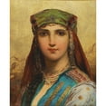 thumbnail image 2 of Hans Zatzka 20x24 Black Ornate Framed Double Matted Museum Art Print Titled: Fellah, 2 of 5