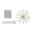 thumbnail image 1 of GUOOL 30Pcs Blunt Needles Large Eye Iron with Clear Storage Tube Stitching Needles for Yarn Knitting Weaving Handmade Crafts Crochet Projects Sewing Edges Golden, 1 of 9