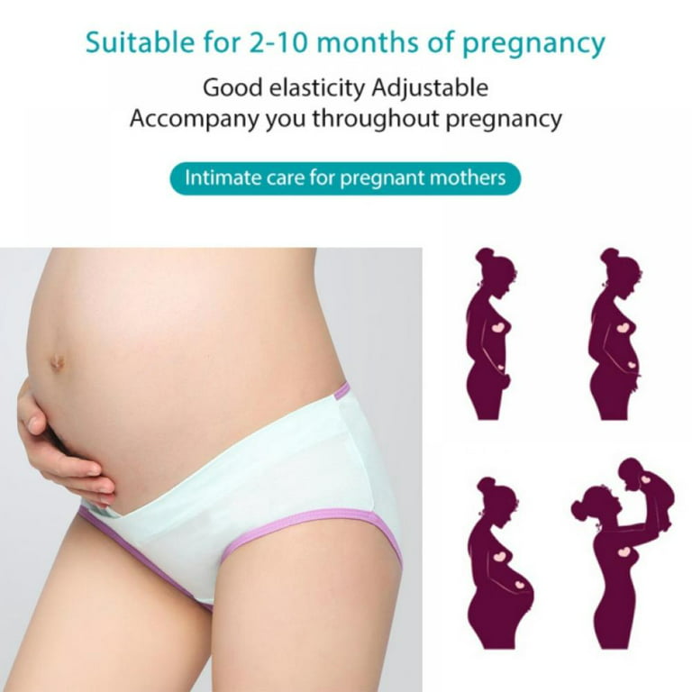 Maternity Underwear Over Bump Briefs - 3Pcs/Set Pregnancy Panties