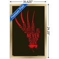 thumbnail image 3 of A Nightmare on Elm Street - Hand Text Wall Poster, 14.725" x 22.375", Framed, 3 of 3