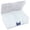 Clear, variant on FXMLRLK Small Bead Organizers, 15 Pieces Plastic Storage Cases Mini Clear Bead Storage Containers Transparent Boxes with Hinged Lid and Rectangle Clear Craft Supply Case(Blue)
