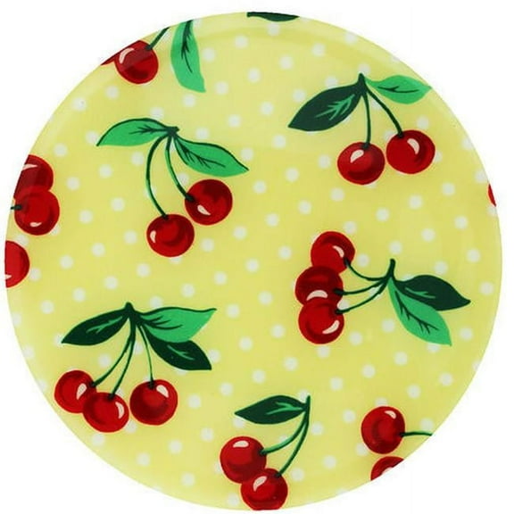 Andreas TRT-178 10 in. Cherry Dot Round Trivet- Pack of 3