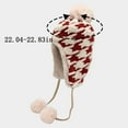 thumbnail image 3 of Chapeau Automne Hiver Noir Rouge Kaki Brun Chapeau en Polyester Coton, 3 of 4