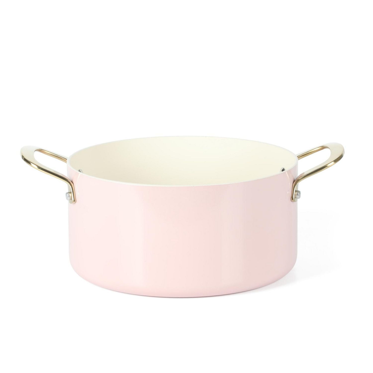 Martha Stewart Galway 10 Piece Aluminum Cookware Set w/Alum Lid, Pink