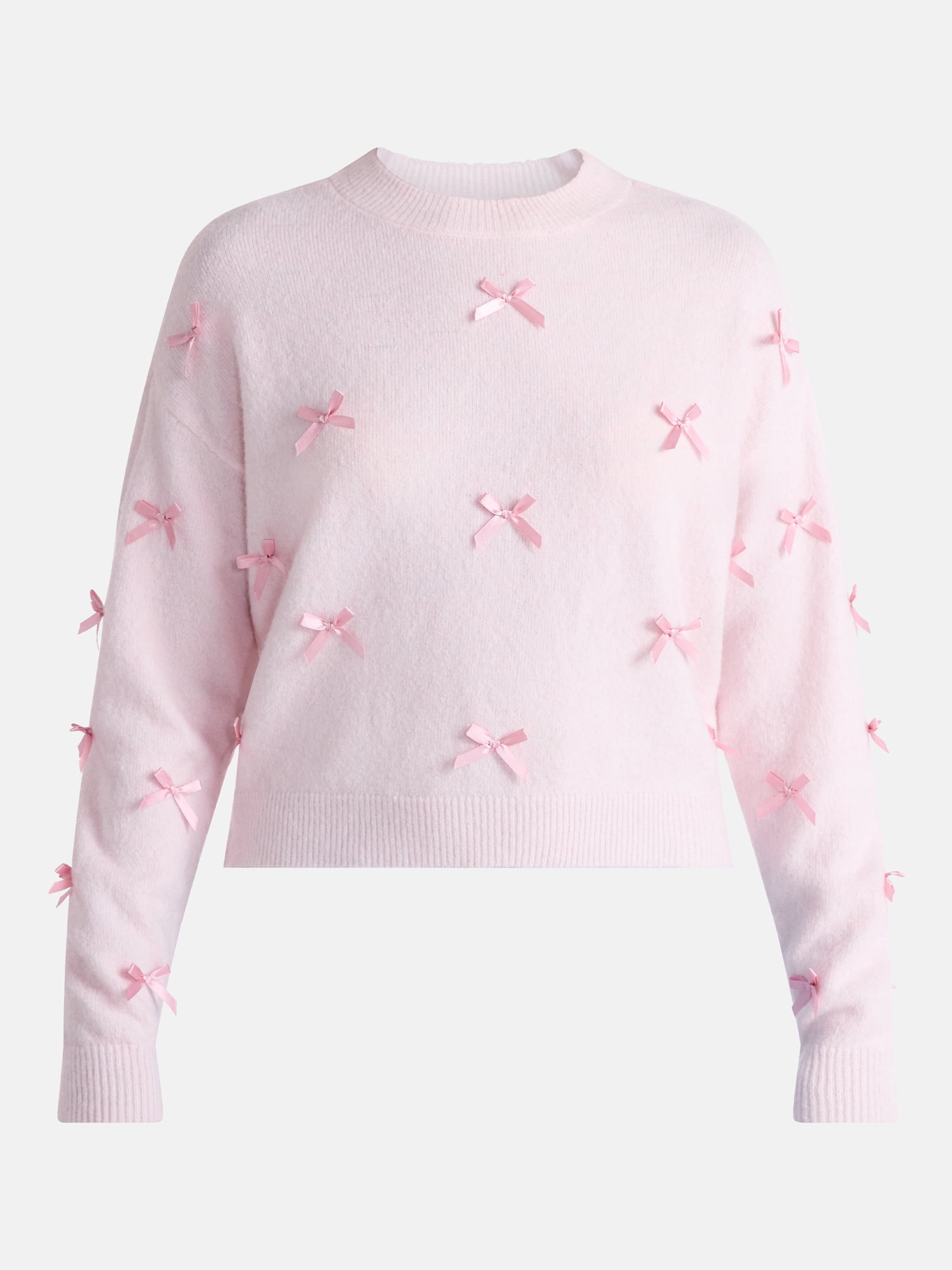 No Boundaries Bow Sweater, Lightweight, Women's