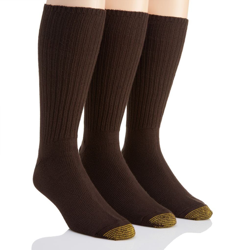 Gold Toe Mens Casual-Socks Pack of 3 