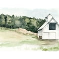 thumbnail image 2 of Parker, Jennifer Paxton 24x19 White Modern Wood Framed Museum Art Print Titled - Watercolor Barn III, 2 of 4