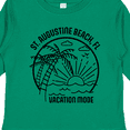 thumbnail image 4 of Inktastic Summer Vacation Mode St. Augustine Beach Florida Boys or Girls Long Sleeve Toddler T-Shirt, 4 of 5