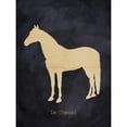 thumbnail image 3 of Lula Bijoux And Company 19x24 Black Modern Framed Museum Art Print Titled - Horse, 3 of 5
