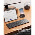 thumbnail image 2 of Teclado Bluetooth plegable Samsers de tamaño completo con panel táctil, 2 of 9