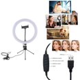 thumbnail image 3 of De Luz Selfie De 10 Pulgadas Con Soporte Para TríPode, Soporte Para TeléFono Flexible Para TransmisióN En Vivo/Maquillaje De YouTube - A UNA Sunnimix Luz de anillo blanca para fotografía, 3 of 8