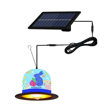 

Easter Decorative Lights - Garden Solar Decorative Lights - Easter Hat Decorations Remote Control Lighting Pendant Lights Easter Hat Decorations Remote Control