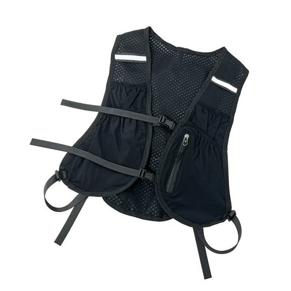 Jesscasday Light Weight Running Vest With Phone Holder Unisex Reflective Vest Water Bottle Pack For Trail Cycling Outdoor Sports