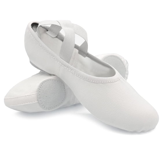 Zapatos de Ballet So Danca Blanco Adulto Talla 9