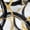 Golden Black, variant on Homewish Golden Black Circle 7 Pieces Full Size Bedding Sets,Classic Abstract Geometric Full Size Bed in a Bag,Light Gray Reversible