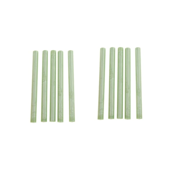 10 varillas de cera de sellado de color verde claro para sellos de cera, es para sobres de tarjetas, invitaciones de boda, paquetes de vino, proy Macarena Barras redondas de cera para sellar