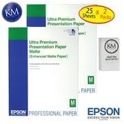 Epson Ultra Premium Presentation Matte 17"x22" 50 Sheets - 2 Pack