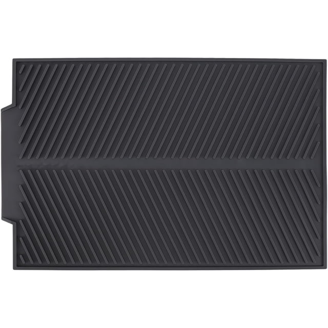 Estera de Silicona para Secar Platos, Tapete de Drenaje de Tipo Abierto, Mantel Individual, Tapete Rectangular para Platos, Tapete de Sarga, Tapete Escurridor de Piso para Tapete
