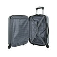 thumbnail image 5 of Travelers Club Chicago 20-Inch Hard Side Rolling Carry-on Luggage - Silver, 5 of 12