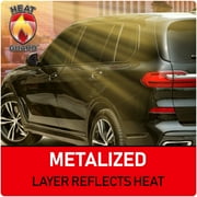 (2 pack) BlackMagic Nano Ceramic Professional Window Tint Film, 20% VLT