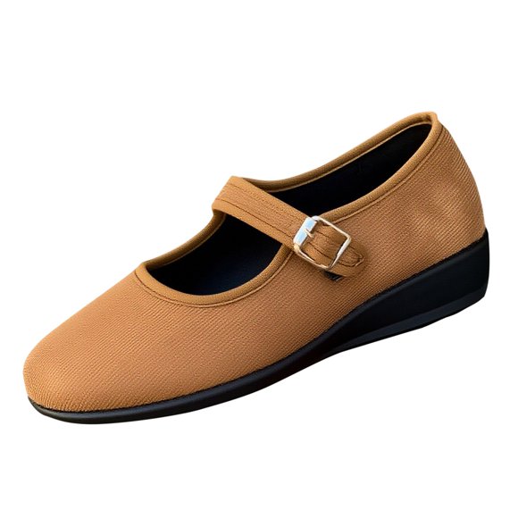 Wensltd Low Heel Dress Shoes for Women Round Toe Shallow Mouth Comfortable Soft Soled Ballet Shoes