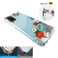 thumbnail image 3 of Blue Flower Case for Samsung Galaxy S20 Plus / S11 (2020 Release) 6.7” TPU Clear Soft & Flexible Ultra-Thin Shockproof Anti-Scratch Transparent Bumper Slim Lightweight Stylish Protective Cover Women, 3 of 4