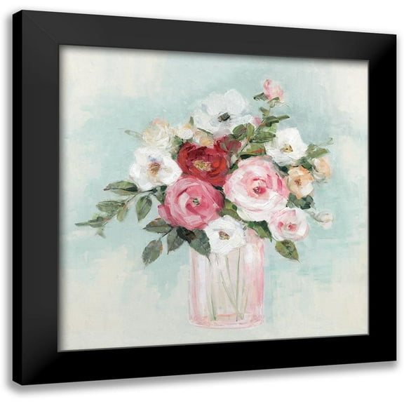 Swatland, Sally 12x12 Black Modern Framed Museum Art Print Titled - Arrangement of Spring II