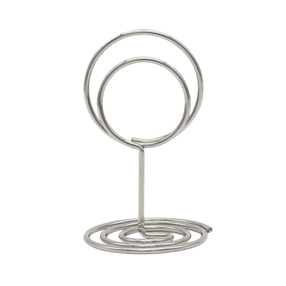 TUOBARR Seat Number Clip, Wedding Note Clip, Note Paper Card Clip, Desktop Menu Clip,Metal Photo Clip Desktop Message Clip Memo Clip Photo Clip Vertical C