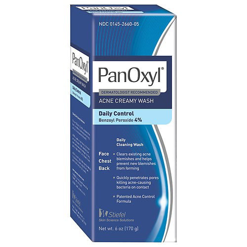 PanOxyl Acne Creamy Wash, 6 Oz