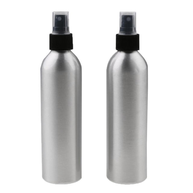 2x de perfumes en de nieb de Aluminio para viajes Atomizador de rociador de maquillaje 150ml Shamjiam