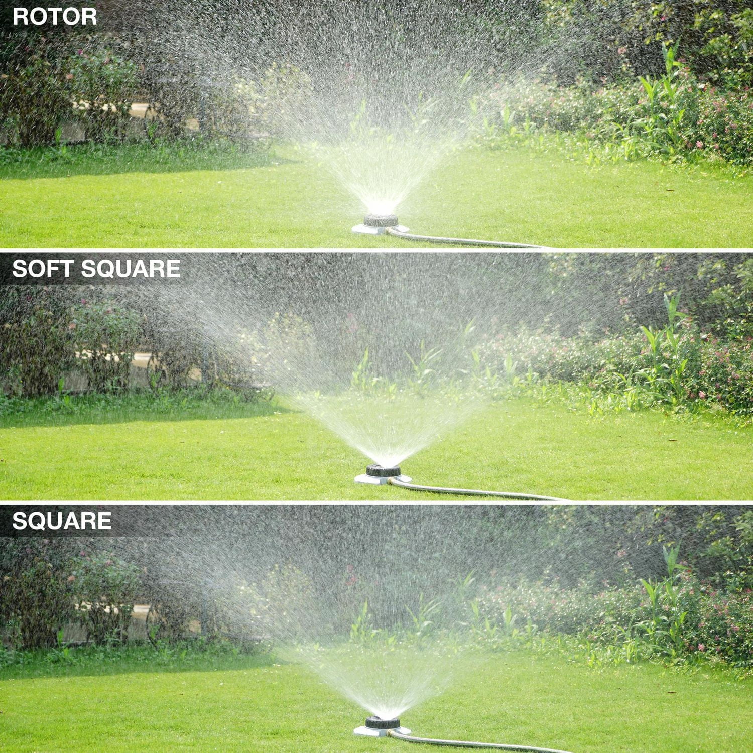 Metal 9-Pattern Turret Sprinkler